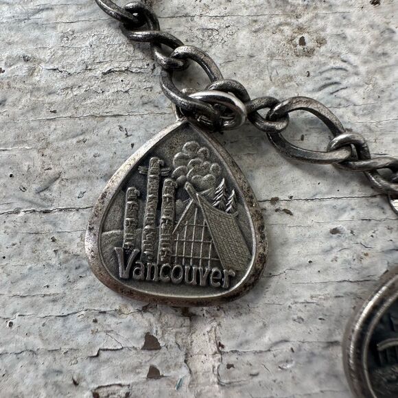 Vintage Sterling International Charm Bracelet - Picture 2 of 12